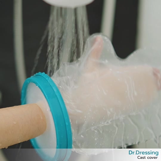 showerproof-ถุงหุ้มเฝือกกันน้ำสำหรับเท้า-สำหรับป้องกันน้ำเข้าเฝือก-ผ้าพันแผล-แผลที่เท้า-เก๊าท์-เบาหวาน-พลาสเตอร์กันน้ำ