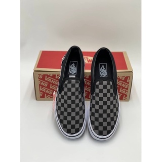 ภาพขนาดย่อของภาพหน้าปกสินค้าVans slip on(A+)ตารางเทาดำ/พร้อมกล่อง sz.36-45 จากร้าน marinok บน Shopee ภาพที่ 2