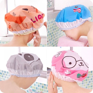 สินค้า หมวกคลุมผมเด็ก ลายการ์ตูนน่ารัก กันน้ำ สำหรับอาบน้ำ SA1244