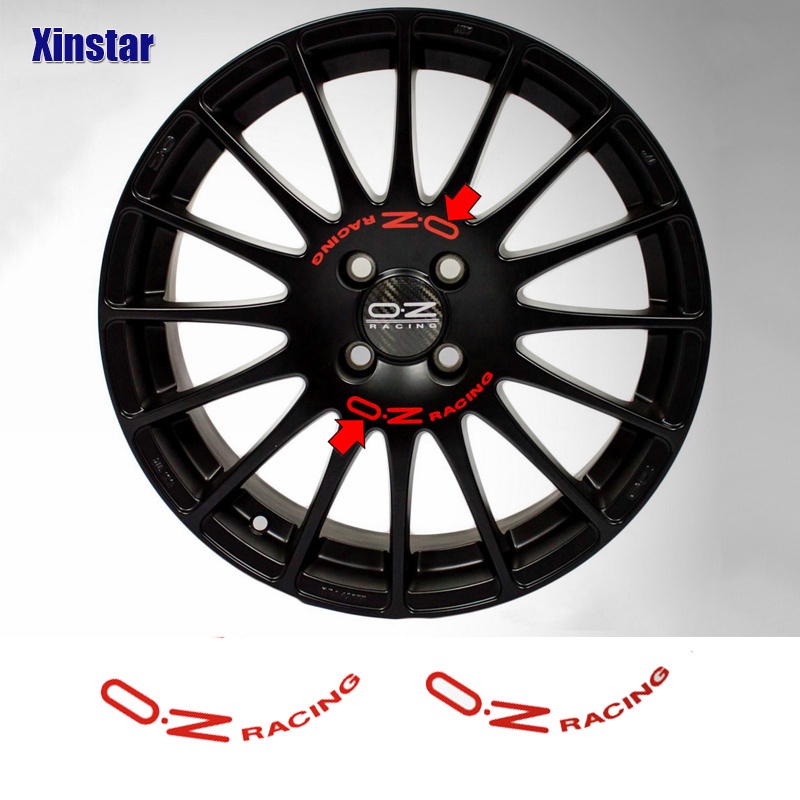 《READY STOCK》8pcs OZ Racing Wheel Sticker For OZ Rally Racing Wheels ...