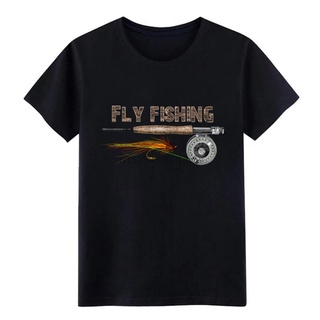 ใหม่ เสื้อยืดลําลอง แขนสั้น ผ้าถัก ลาย Fly Fishing สําหรับผู้ชาย 2022