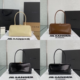 พรี​ Jil sander Goji 7133 กระเป๋าถือ กระเป๋าแฟชั่น หนังวัว