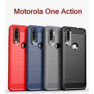 เคส Motorola One Action เคสหลังแบบนิ่ม TPU กันกระแทก พร้อมส่ง เคสโมโต Case Moto One Action วัน แอ็คชั่น