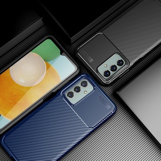 เคส Samsung Galaxy M23 5G เคสโทรศัพท์กันกระแทก Armor Carbon Fiber TPU Soft Silicone Phone Case Samsung M23 5G Cover
