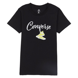 HH Converse Chucks Graphic T-Shirt - Seasonal - Converse Black - 10020813-A02 - 1420813H0BK เสื้อยืดผ้าฝ้าย