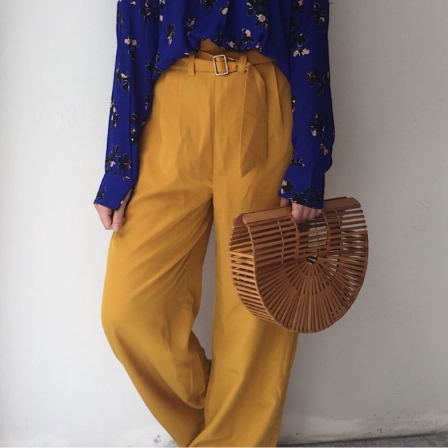 belted-trousers-dandelion-yellow