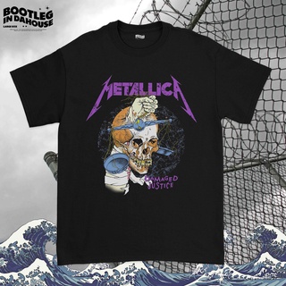 เสื้อยืด พิมพ์ลาย Metallica Damaged Justice สําหรับผู้ชายS-5XL