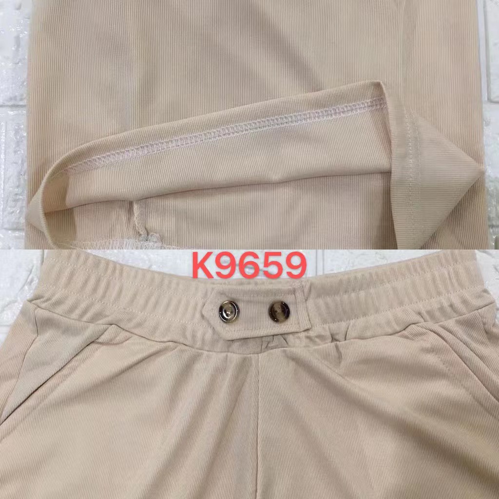 ภาพสินค้ากางเกงขาบานสไตร์เกาหลี ราคาถูก พร้อมส่ง K9769 จากร้าน paojingjai บน Shopee ภาพที่ 5
