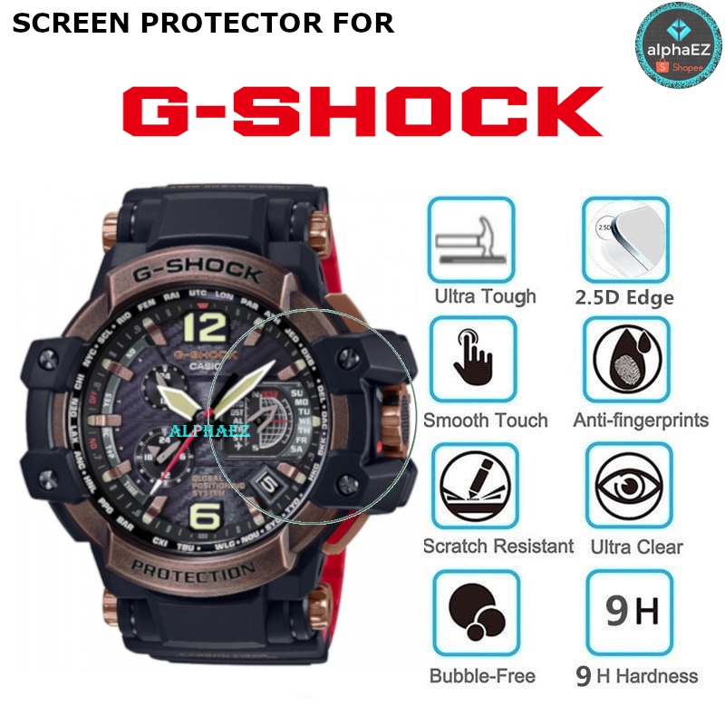 casio-g-shock-gpw-1000rg-1a-gravity-master-series-9h-ฟิล์มกระจกนิรภัยกันรอยหน้าจอ-gpw-1000