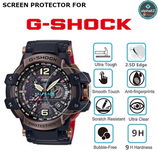 Casio G-Shock GPW-1000RG-1A Gravity-Master Series 9H ฟิล์มกระจกนิรภัยกันรอยหน้าจอ GPW-1000