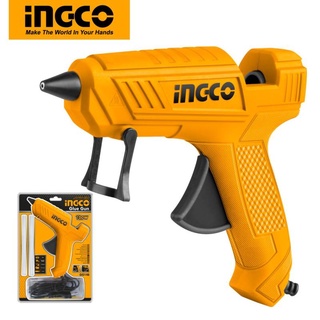 INGCO ปืนยิงกาวไฟฟ้า 100วัตต์ มีกาว2อัน ในแพ็ค รุ่น GG148 ( Glue Gun ) ปืนยิงกาว กาวแท่ง