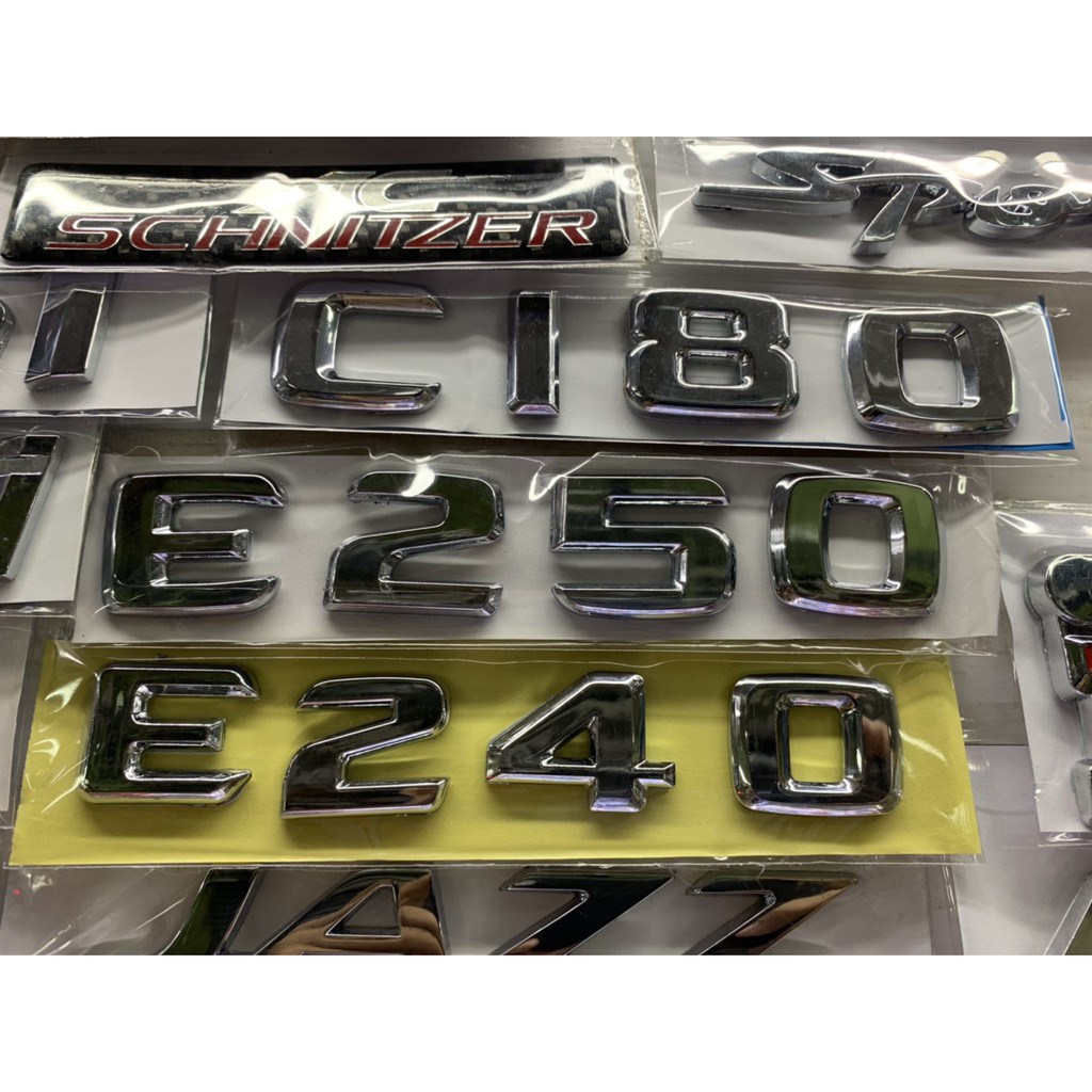 mercedes-benz-อักษร-ตัวเลข-เบนซ์-โลโก้-ยี่ห้อ-ตรา-สัญลักษณ์-สติ๊กเกอร์-3m-logo-badge-sticker-chorme-c180-e250-e240-c280