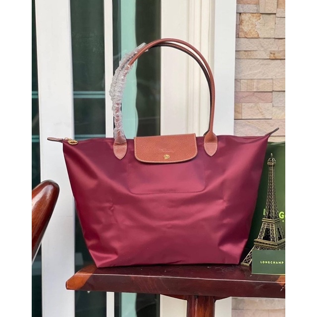 longchamp-le-pliage-original-shoulder-bag-l-หูยาว