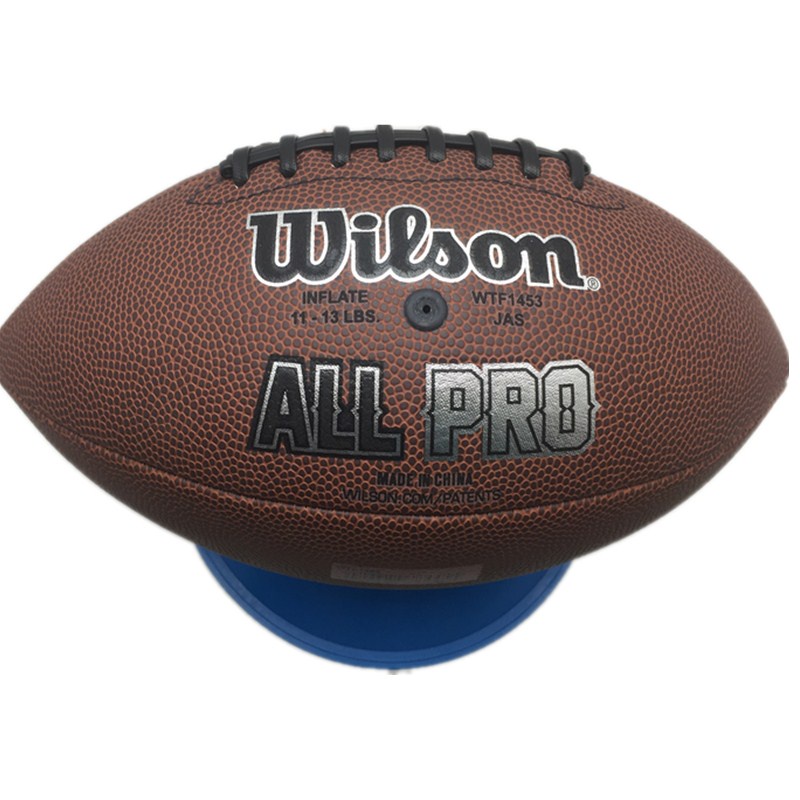 ราคาและรีวิวWilson 1453 Nfl ลูกรักบี้อเมริกันหนัง Pu ขนาด 6 เข้าคู่สําหรับฝึกนักเรียน