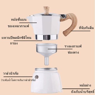 พร้อมส่งทันที-กาแฟ-หม้อชงกาแฟ-เครื่องชงกาแฟ-กาต้มกาแฟสดพกพา-มอคค่าพอท-moka-pot-หม้อต้มกาแฟแบบแรงดัน-s5-008