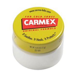 ❤️ไม่แท้คืนเงิน❤️ Carmex Moisturizing Lip Balm 7.5 g. ลิปบาล์มบำรุงริมฝีปาก นุ่ม ชุ่มชื้น ไม่เป็นขุย