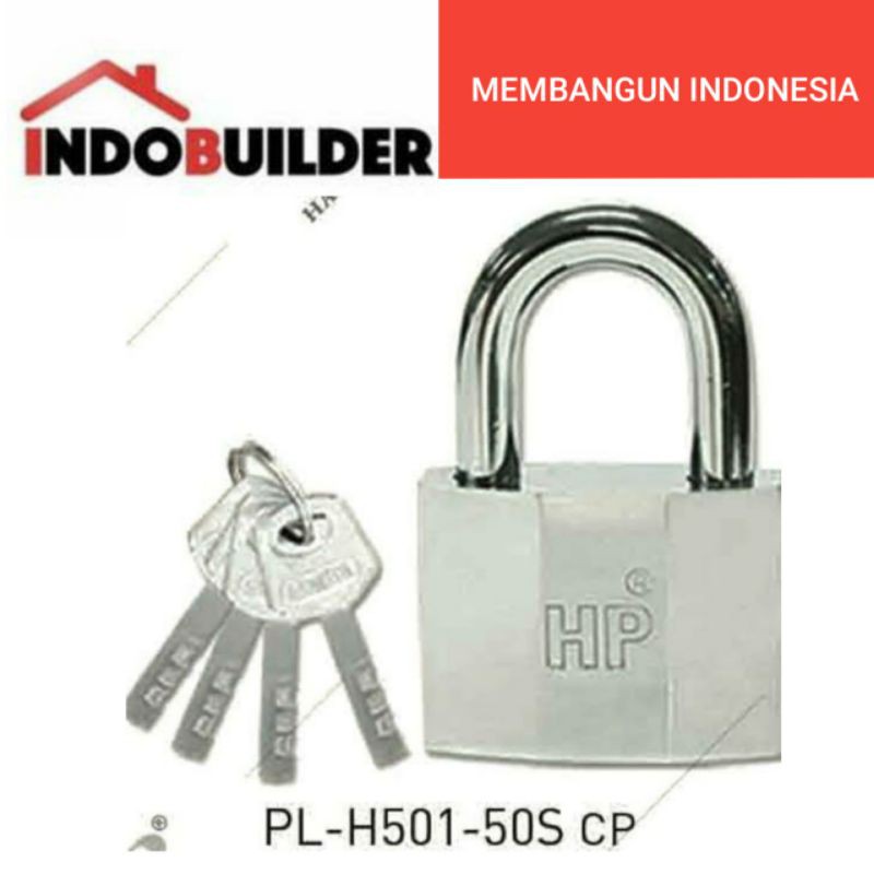 Hampton PADLOCK แผ่นแปะ แบบสั้น ขนาด 50 มม. | Shopee Thailand