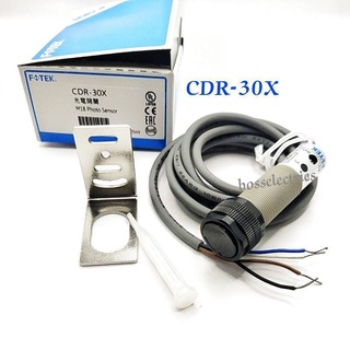 CDR-30X  FOTEK เซ็นเซอร์ตรวจจับวัตถุ 4สาย 10-30VDC ระยะจับ 30CM ชนิด NPN/PNP NO