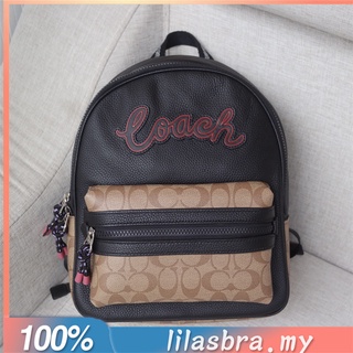 ✨ลิลี่ แคนาดา ช้อปปิ้ง✨ Coach 76747 กระเป๋าเป้ขนาดกลาง galas wanita /ผู้หญิง