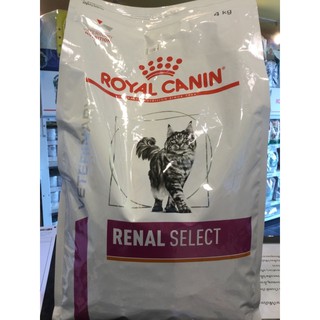 Royal canin Feline Renal select 4kg อาหารแมวโรคไตสูตรแมวเลือกกิน [Exp.05/24]
