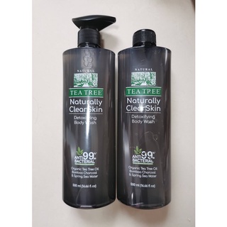 Tea Tree Naturally Clear Skin Detoxifying Body Wash  500 ml*2 ขวด