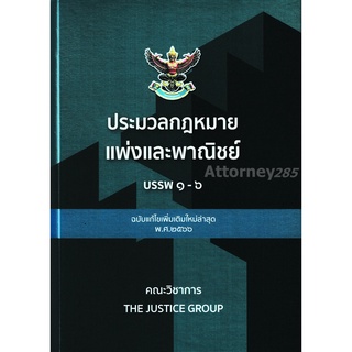 (หมดแล้ว)ประมวลกฎหมายแพ่งและพาณิชย์ บรรพ 1-6 (แก้ไขเพิ่มเติม พ.ศ.2566)