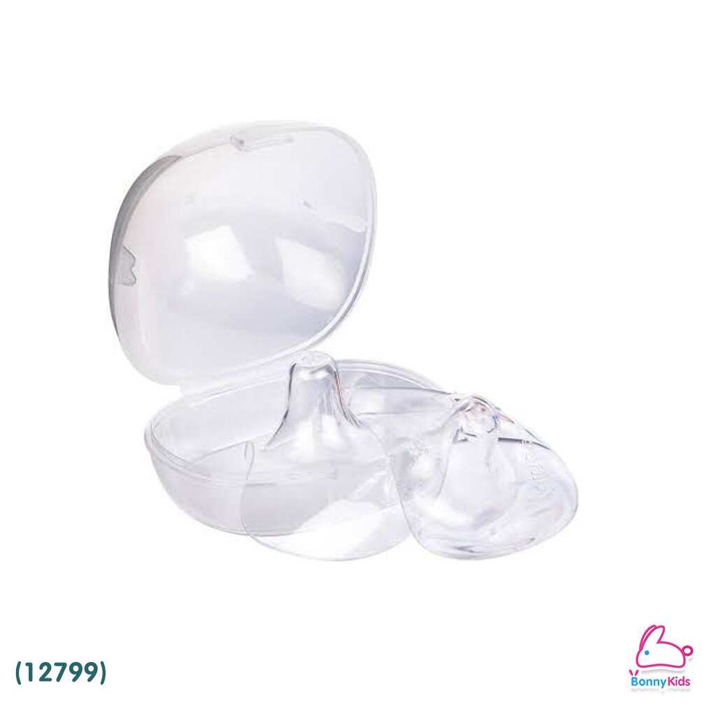 12799-pigeon-nipple-shield-ultra-soft-amp-thin-ยางป้องกันหัวนมมารดา-พร้อมกล่อง-แพ็ค-2-ชิ้น-size-s-หัวนม-13mm