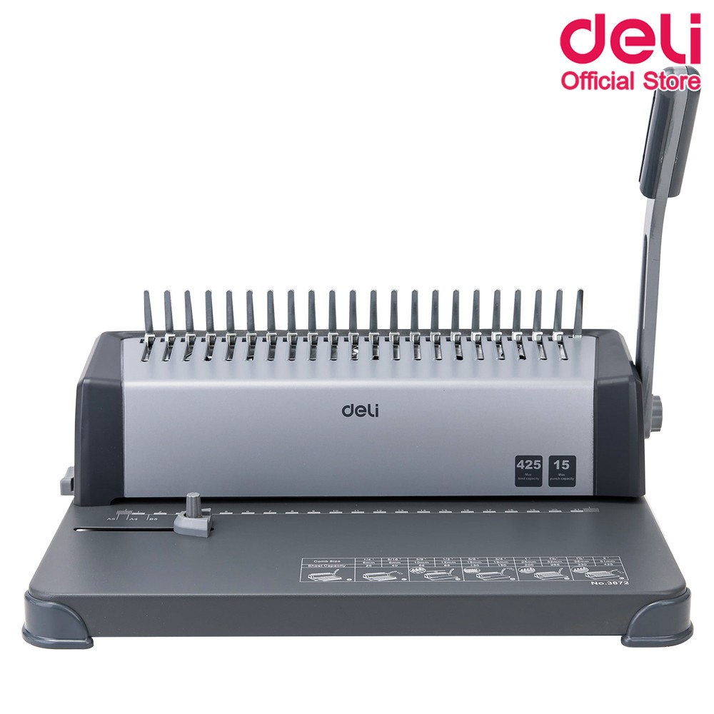 deli-3872-binding-machine-เครื่องเจาะกระดูกงูสำหรับเข้าเล่ม-สินค้ารับประกัน-1-ปี-เครื่องเจาะกระดูกงู-อุปกรณ์สำนักงาน