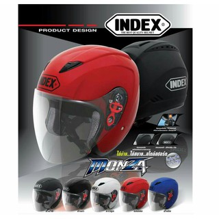 หมวกกันน็อค index  monza  SIZE , L  ภายในกว้างขนาด 60-62