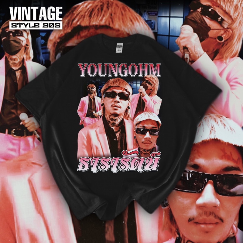 เสื้อยืดคอกลมเสื้อวงไทยออกแบบเองได้s-4xl