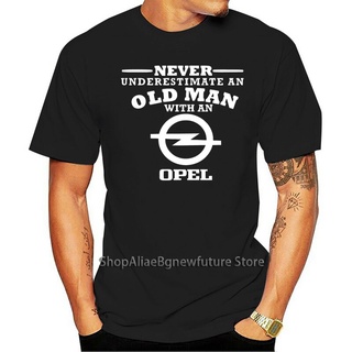 ใหม่ เสื้อยืดลําลอง แขนสั้น พิมพ์ลายตลก Opel Vauxhall Never Underestimate An Old Man 5 สีดํา สําหรับผู้ชาย Jpnhji13Kfema