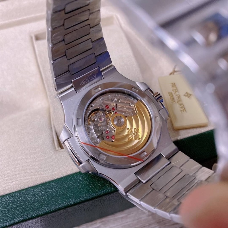 นาฬิกาข้อมือpatekphillips-nautilus-โรงงาน-ppf-โรงงานที่ทำมือนที่สุดเครื่อง-caliber-324-auto-cloning