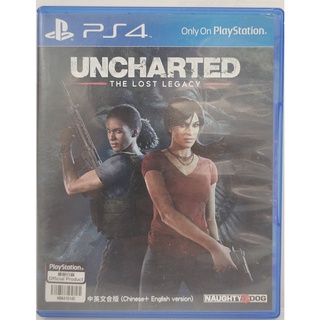 แผ่นPS4 แท้ - UNCHARTED THE LOST LEGACYน่าสะสม แผ่นไม่มีแม้รอยขีดข่วน ✅✅