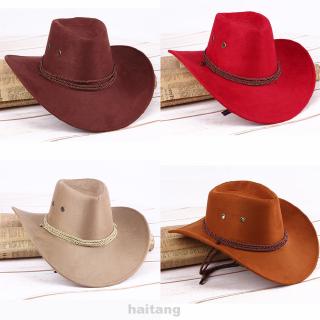 สินค้า Hat Cowboy Casual Summer Western Foldable Artificial Leather