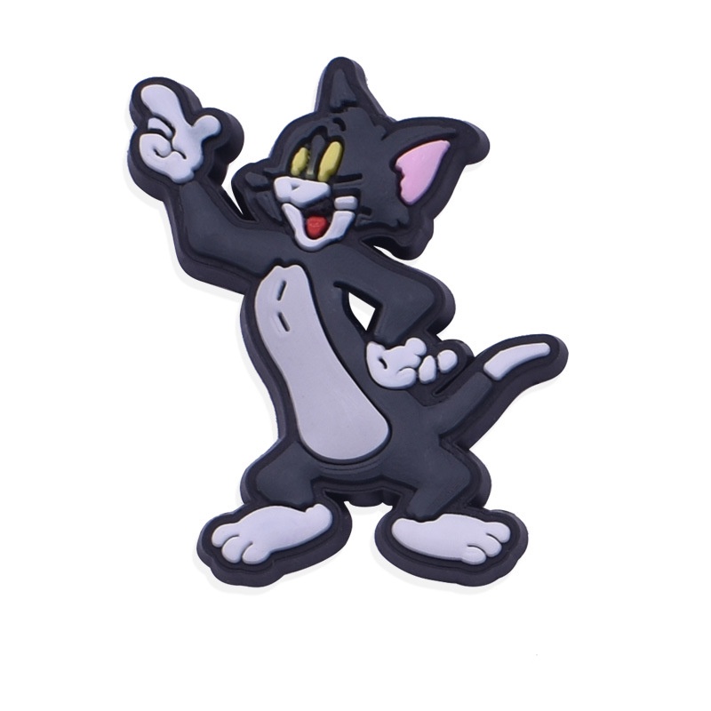 เข็มกลัด-รูปการ์ตูน-tom-and-jerry-jibbitz-น่ารัก-เครื่องประดับ-สําหรับตกแต่งรองเท้าเด็ก