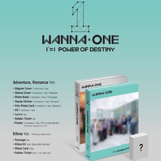 พร้อมส่งการ์ดอัลบั้ม POWER OF DESTINY wanna one