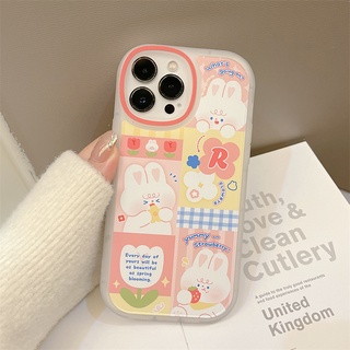 Fatdeer- เคสโทรศัพท์มือถือ ลายการ์ตูนกระต่ายน่ารัก คุณภาพสูง สําหรับ iPhone 13 12 Promax 11 78 Plus