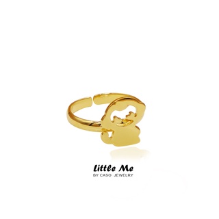 Little Me by CASO jewelry แหวนลิงจิ๋ว สีทอง สินค้าทำมือ ของขวัญสำหรับเธอ