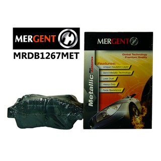 Mergent ผ้าเบรค คู่หน้า Camry, Corona และ RAV-4 รุ่น MRDB1267MET