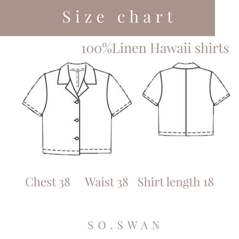 ภาพหน้าปกสินค้าHawaii shirt Premium linen(beige ) จากร้าน soli.shop.th บน Shopee