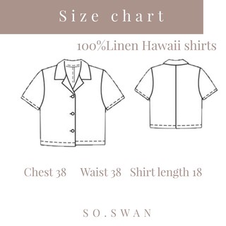 ภาพขนาดย่อของภาพหน้าปกสินค้าHawaii shirt Premium linen(beige ) จากร้าน soli.shop.th บน Shopee