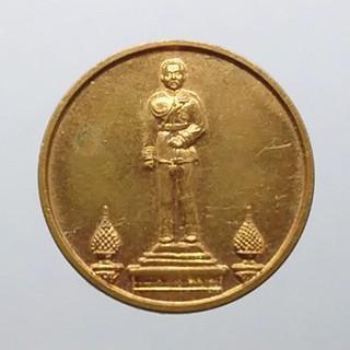 เหรียญ ที่ระลึก ทองแดง พระรูป ร.5 รัชกาลที่5 พิธีเปิดพระบรมราชานุสาวรีย์ จ.นนทบุรี ปี 2541 #ของสะสม #ของที่ระลึก