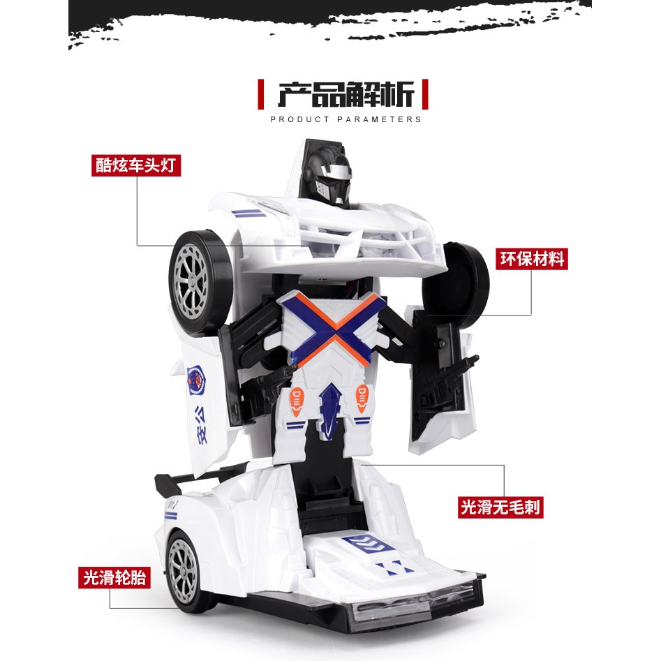 หุ่นยนต์รถยนต์ของเล่นสำหรับเด็ก-รถซุปเปอร์คาร์แปลงร่างเป็นหุ่นยนต์-รถ-หุ่นยนต์