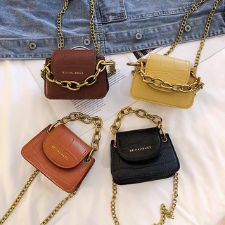 MINI bags กระเป๋ามินิแบบพกพา CS - 40  #กระเป๋าสะพายข้างแฟชั่นกระเป๋าผู้หญิงสายโซ่สะพายข้าง