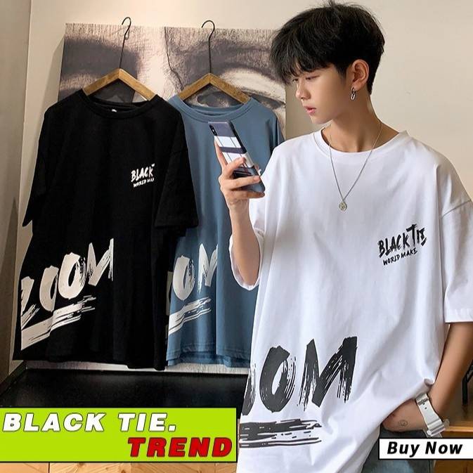 รูปภาพของ️ พร้อมส่ง ️เสื้อทีเชิร์ตเสื้อยืดคอกลมแฟชั่นลองเช็คราคา