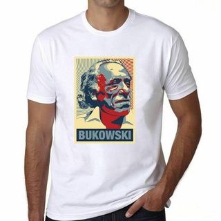 เสื้อขาว - สบายชาร์ลส์ Bukowski โปสเตอร์บุรุษ T- Shirvintage พิมพ์สวมเสื้อยืดเสื้อเด็ก