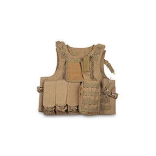 wins เสื้อกั้ก tactical ลายพรางแบบถอดประกอบได้ - สีกากี