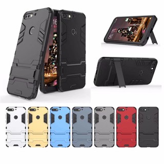 เคส Huawei Y7 Pro 2018 / Y7 Prime 2018 Armor Stand Phone Case Cover กรณี เคสกันกระแทก เคสแข็ง