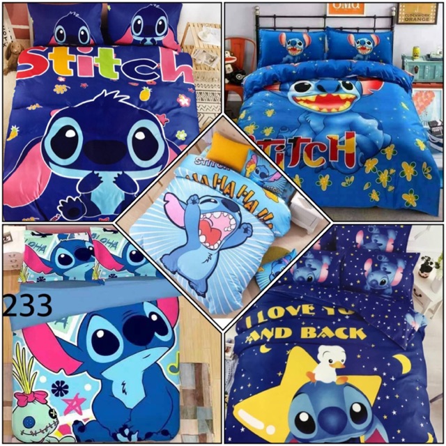 ชุดผ้าปูที่นอน-ผ้าห่มนวมลาย-stitch