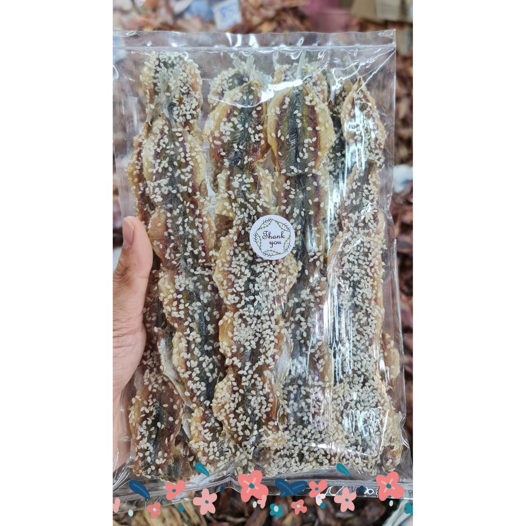 ปลาหวานข้างเหลืองโรยงา-น้ำหนัก500กรัม-ของฝาก-อาหารทะเลแห้ง